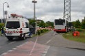 Schwerer Bus Unfall Koeln Porz Gremberghoven Neuenhofstr P157